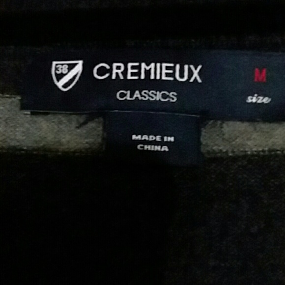 NWOT  Cremieux V neck sweater.  Men size M - Picture 2 of 3